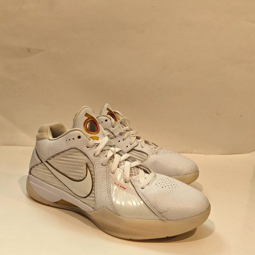 Nike Zoom KD III Summit White Men's Size 10 DZ3009-100 Basketball Shoes